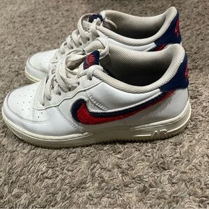 Nike Air Force 1 07 LV8 'Chenille
Swoosh', worth around $600 on goat